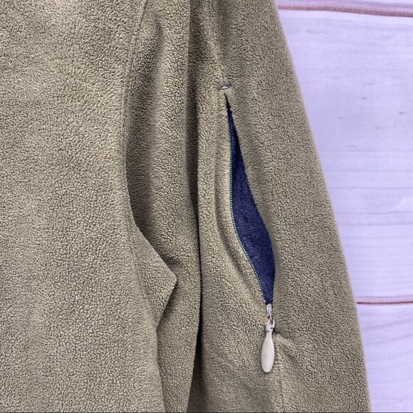 Adidas Men's Climawarm Olive Fleece Pullover size Small - Picture 7 of 7